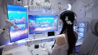 Game Vlog🎮 | homebody diaries📝 VALORANT All Night🌃 Self Nail Art💅
