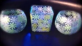 DIY: Flower Glass Container