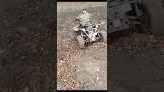 Самодельный квадрик на базе ваз 2109 проезжаем канаву ❤️