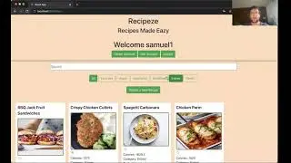 Recipeze Web App Made with React and Rails