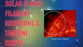 SOLAR FLARES, FILAMENT ERUPTIONS & TIMELINE SHIFTS
