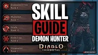 Diablo Immortal DEMON HUNTER Skill Guide