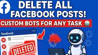 Automate Facebook with Python | Facebook Post Deletion Bot Demo | Tech Binary