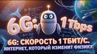 6G: Скорость 1 Тбит/с. Интернет, который изменит физику