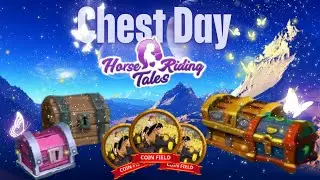 Chest day + VIP chest | Breeding two of my horses + Coin field racing | Horse Riding Tales