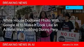 White House Doctored Photo With Google AI to Make It Look Like an Activist Was Sobbing During Perp W