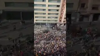 До 700 000 человек приняли участие на вчерашнем митинге в Каталонии