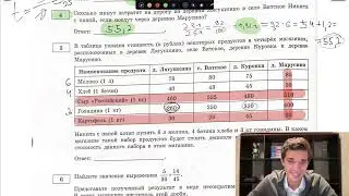Вариант 4. Номер 5. ОГЭ по Математике 2024 Ященко. №39915