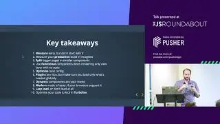 JS Roundabout #23 hosted by Bulb - Web Performance - An Introduction