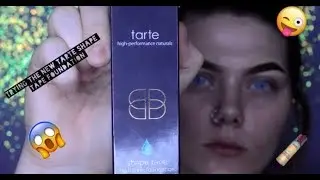 TRYING OUT THE NEW TARTE SHAPE TAPE FOUNDATION!!!