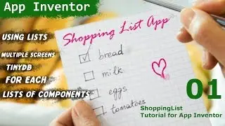 Learn app inventor Make a shopping list APP watch this https://youtu.be/cq-ytdTvhJU