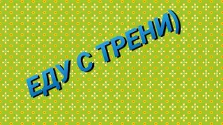 ЕДУ С ТРЕНИРОВКИ / ПОЕЗД /СИНИЙ ЯЗЫК/