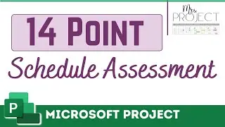 Schedule Health Assessment - MS Project