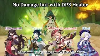 Genshin Impact - Jadeplume Terrorshroom Boss Fight - No Damage