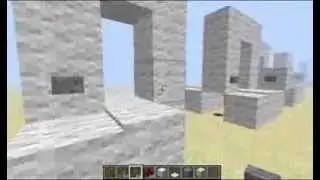 Minecraft механизмы #9 Дверь шутка(или невидимая дверь)