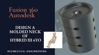 Design Molded Neck - Hybrid III 6yo using Fusion 360