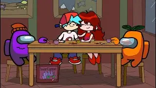 Настольная битва с друзьями из FNF и Among Us - игры ведь сближают!🤣