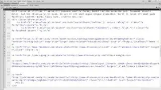 21. Web development integration : JavaScript Dynamic content Share Button code