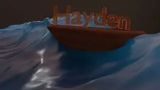 Floating Boat Text