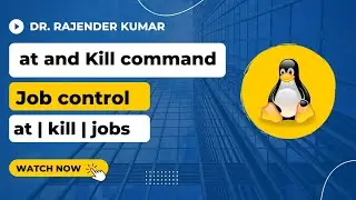 at and kill command | job control command