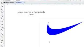 como crear el logo de nike en corel draw