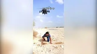 Turi ip ip ip fighting the helicopter