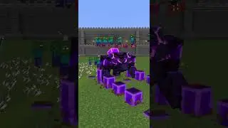 ENDER GOLEM vs HEROBRINE CASTLE - Minecraft Mob Battle