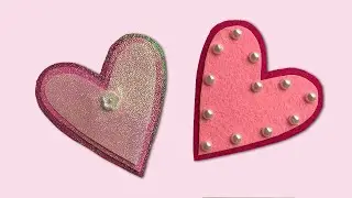 Сердечки. Милые ВАЛЕНТИНКИ на 14 февраля своими руками DIY. Love heart craft