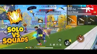 19 Kills 🔥Solo Vs Squad Full Gameplay ⚡ M4A1 + M1014 Headshot Rate 99% - Garena Free Fire #freefire