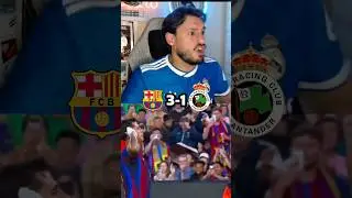 Ubieto’s reaction to Cancelo’s goal vs. Racing Santander