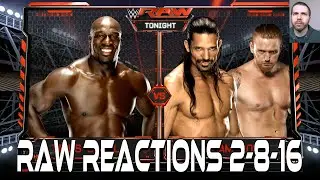 WWE Monday Night Raw Reactions 2/8/16 + 2K16 CPU Match