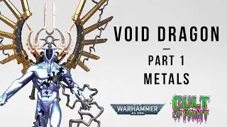 How to Paint the Necron C'Tan Shard of the Void Dragon Warhammer 40k. Part 1 - Metals