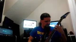 Some jammin on a backing track , B minor
