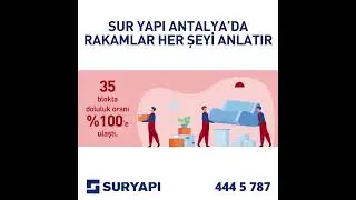 Sur Yapı Antalya’da Rakamlar Her Şeyi Anlatır!