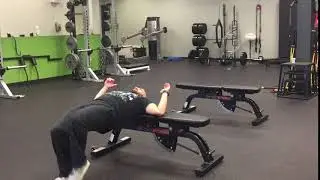 2:1 Glute Bridge Off Bench