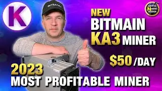 $50+ a Day 🤩 NEW KA3 Miner UNBOX & REVIEW 💰 2023's MOST PROFITABLE ASIC MINER