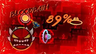 Bloodbath 89% (Extreme demon) || By: Riot & more [Mini jump from Necropolis]