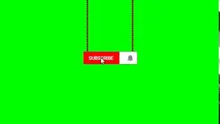 Subscribe Click Button Green Screen Animation #13
