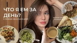 WHAT I EAT FOR A FEW DAYS: A Spring Diet for Every Day