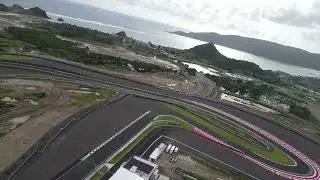 drone view sirkuit mandalika