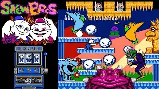 snow bros game nes gameplay in hd 4k