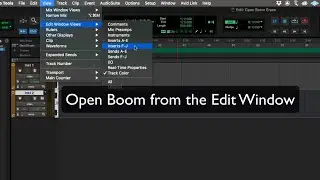 Open Pro Tools Software Instruments