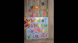 🔤 Small Alphabet Puzzle | Educational Toy for Toddler