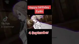 HAPPY BIRTHDAY Eydis | 4 September #swordartonline