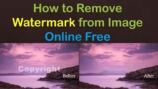 How to Remove Watermark from Image Online Free