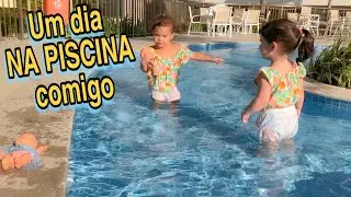CURTINDO UM DIA LEGAL NA PISCINA - Primeira vez