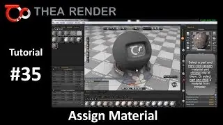 Thea Render --- Assign Material --- Tutorial #35