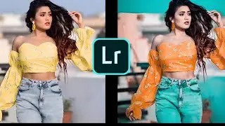 Aqua and orange tone Lightroom photo editing// preset download free//