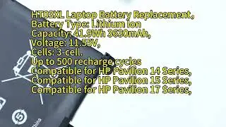 HP HX03TL  Laptop battery Replacement swollen