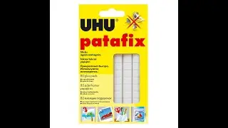 UHU patafix в качестве маски.
